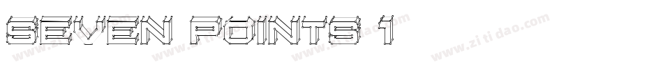 Seven Points(1)字体转换